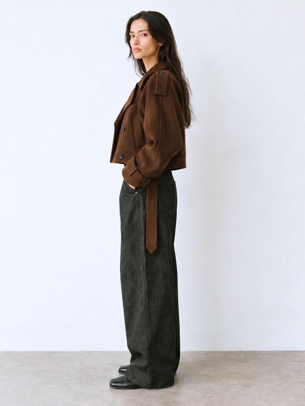 JOHN WOOL JACKET BROWN