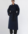 BEA WOOL COAT - NAVY