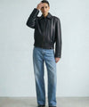 CLEO LEATHER JACKET - BLACK
