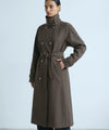 SKYLER CANVAS COAT - BROWN