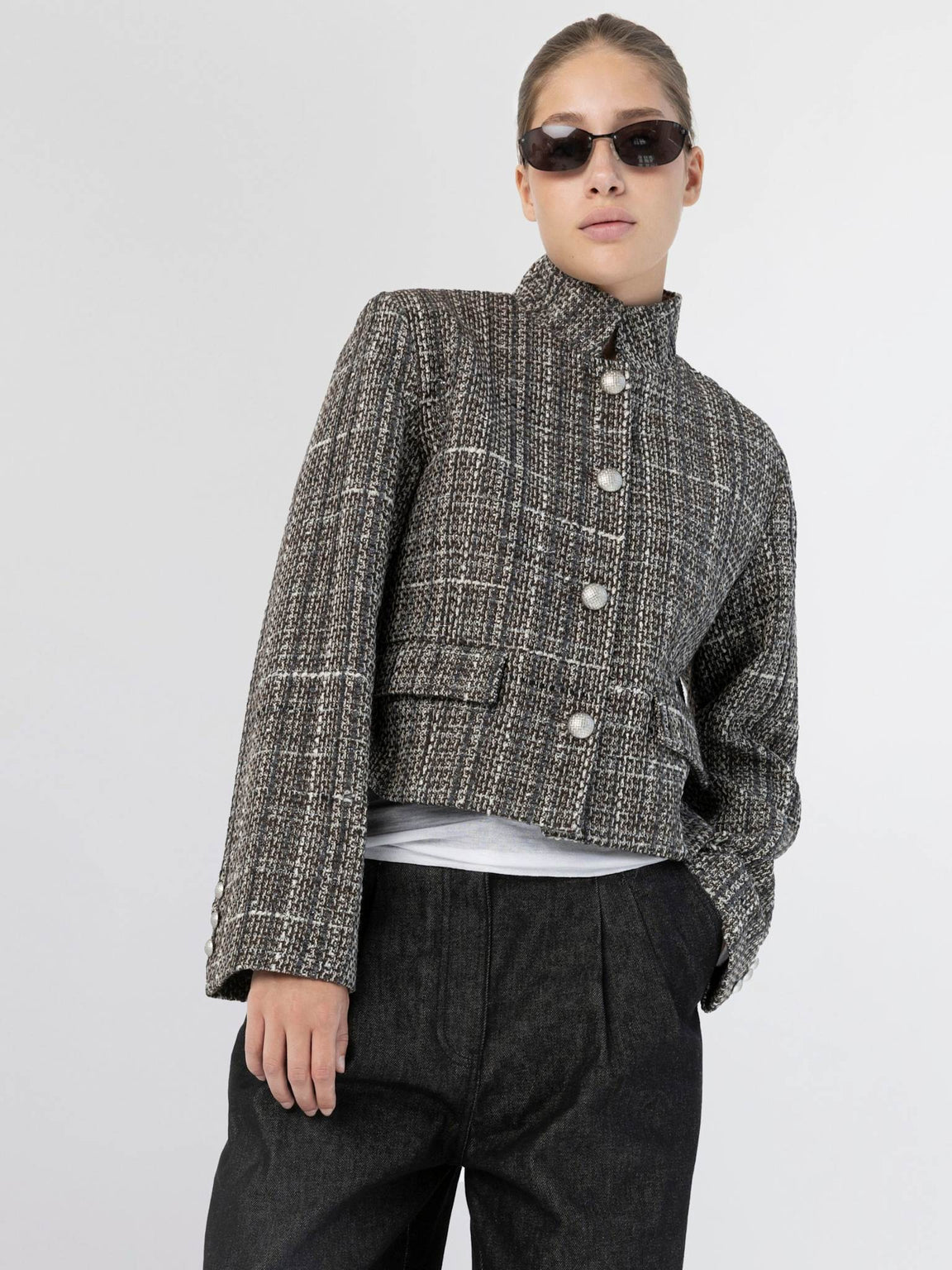 ARIEL JACKET - BROWN