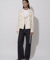 KIRA LINEN JACKET - CREME