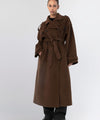 JOHN WOOL COAT - BROWN