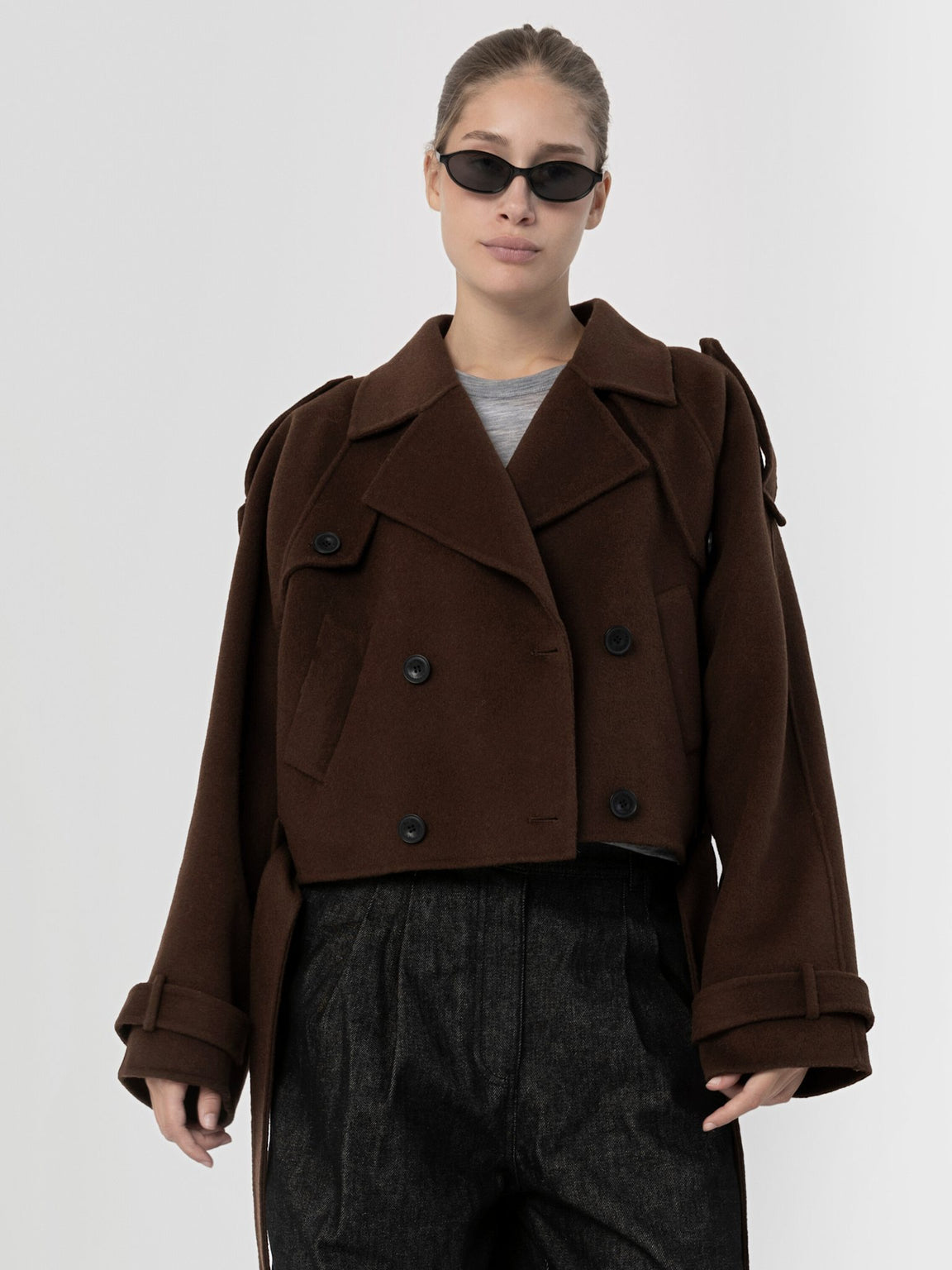 JOHN WOOL JACKET BROWN