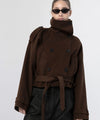 BELLO WOOL JACKET BROWN