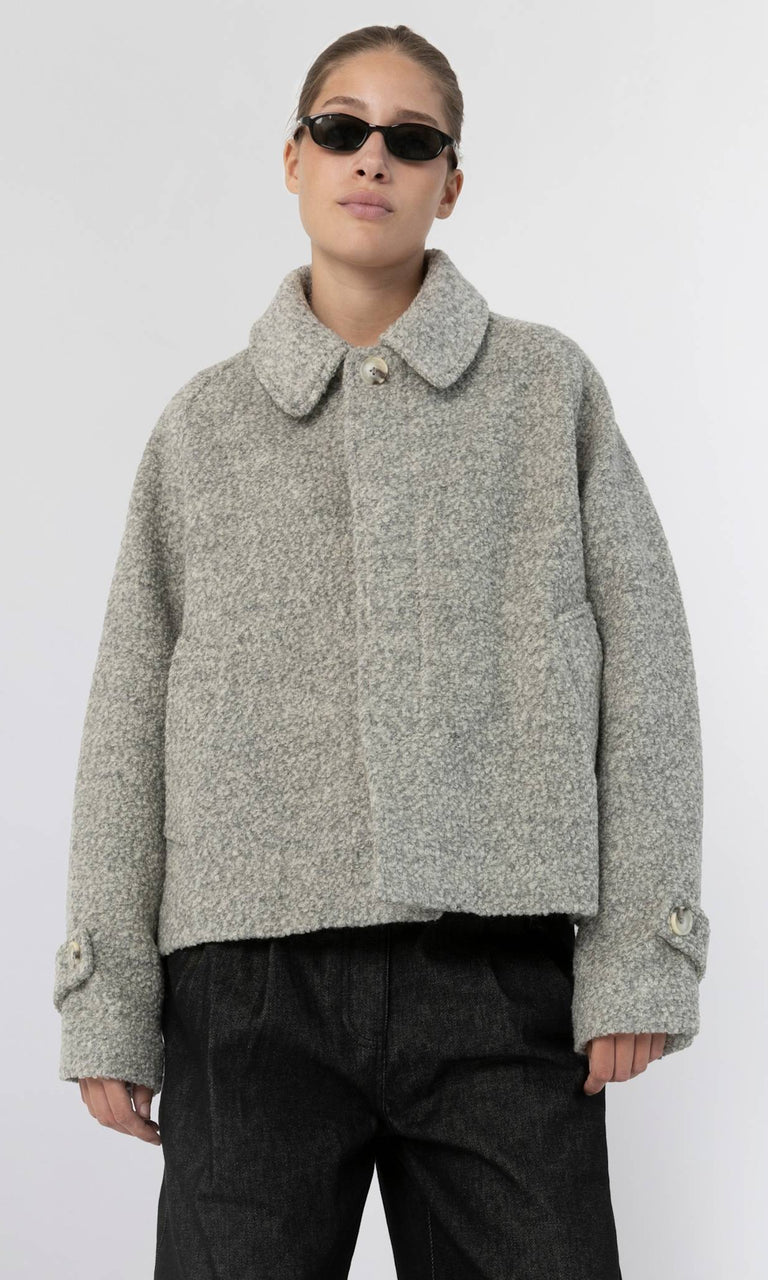 GIA BOUCLE JACKET - GREY