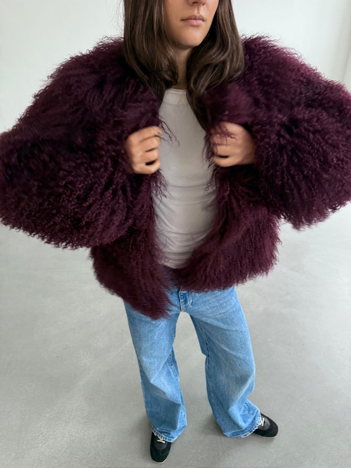 CARLY JACKET - BURGUNDY