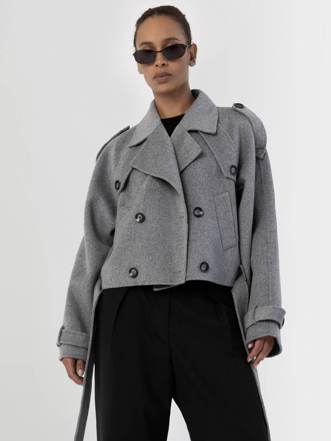 JOHN WOOL JACKET GREY