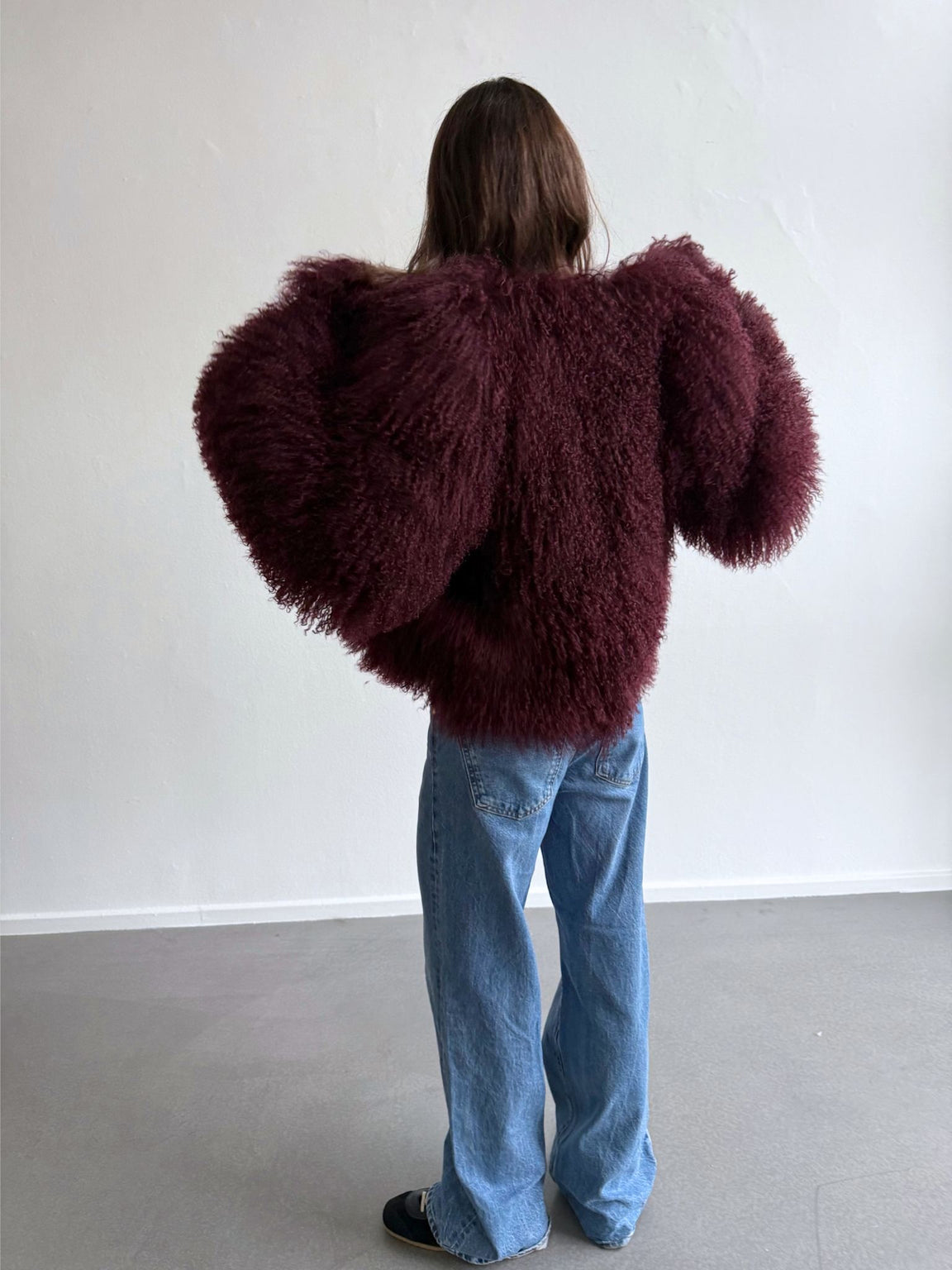 CARLY JACKET - BURGUNDY