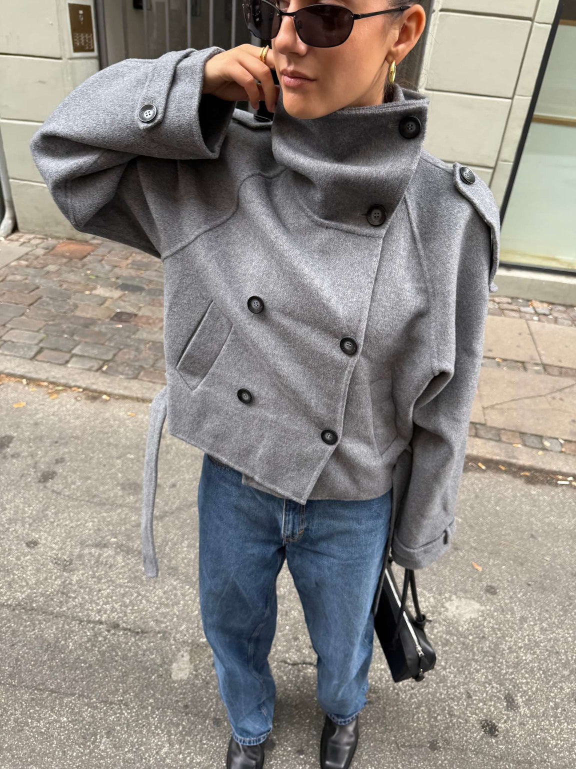 BELLO WOOL JACKET GREY