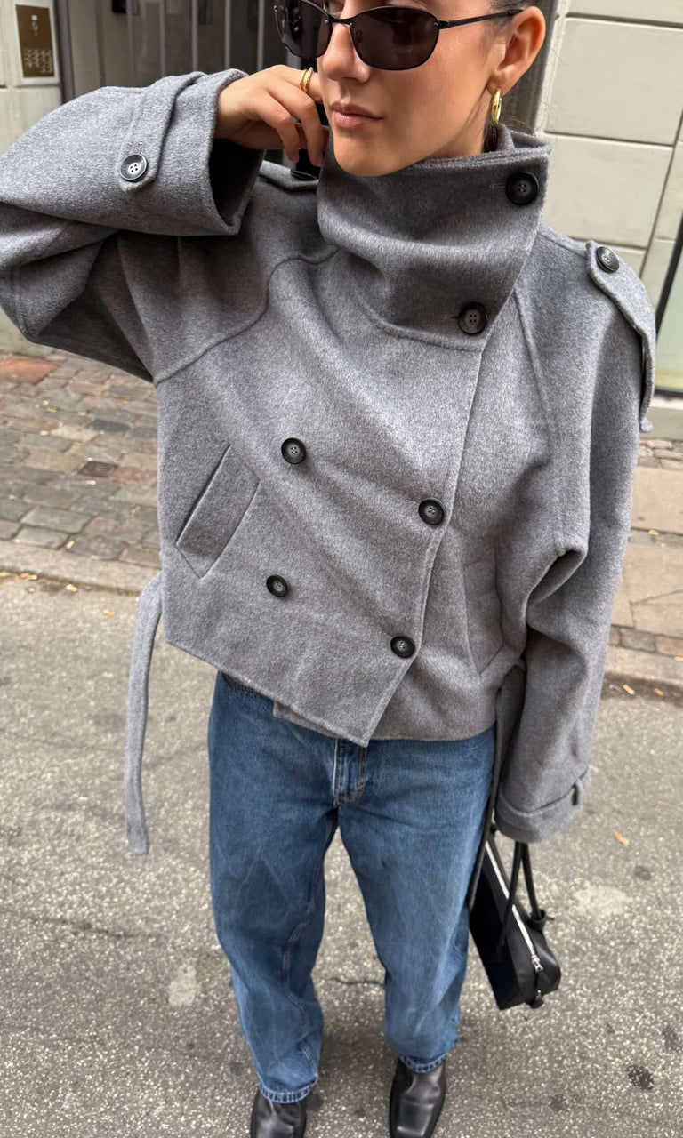 BELLO WOOL JACKET GREY