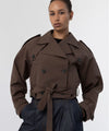 BOBBY CANVAS JACKET - BROWN