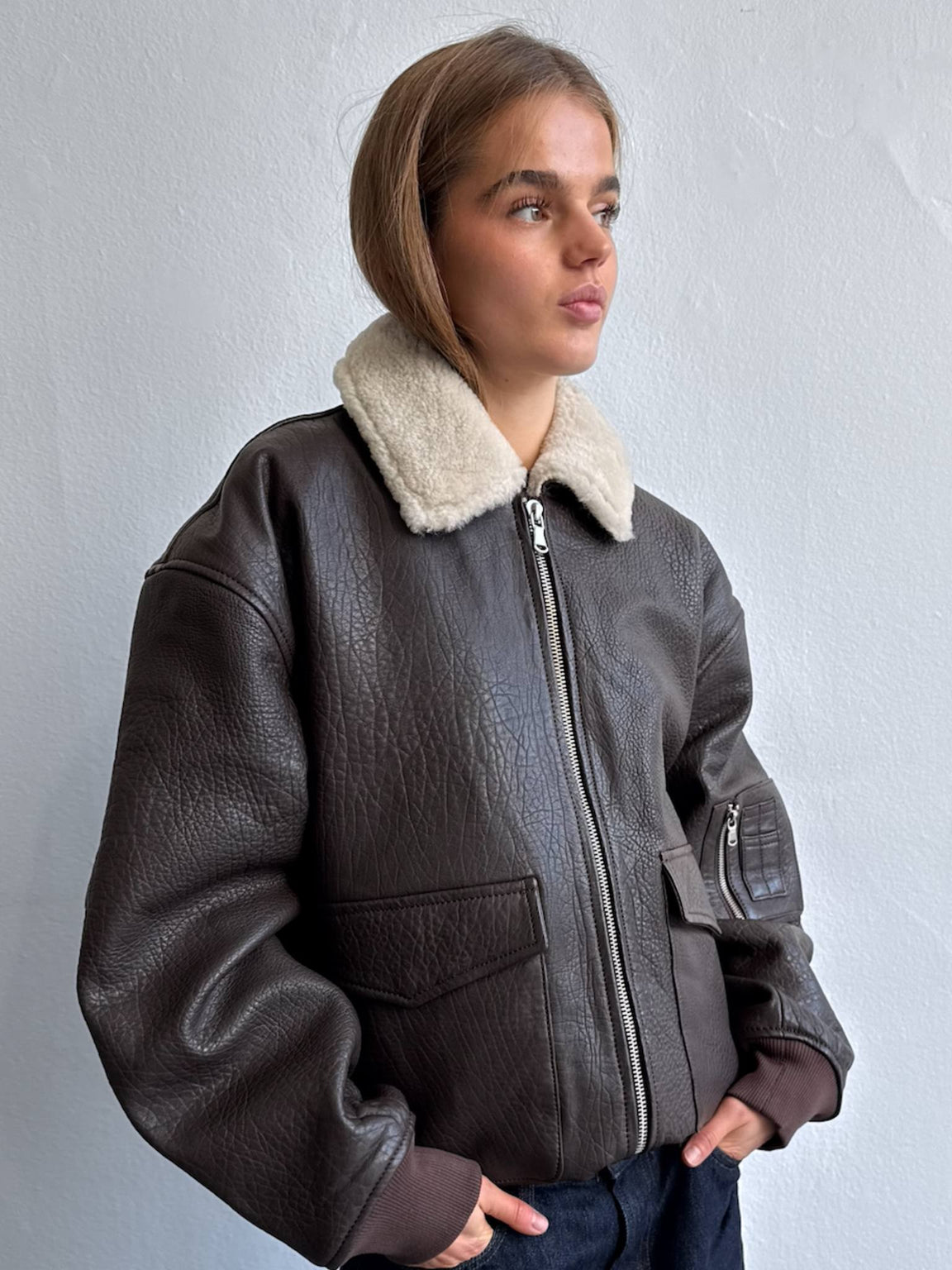 HARLOW JACKET - BROWN