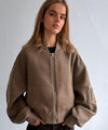 KIAN TWEED BOMBER - ARMY