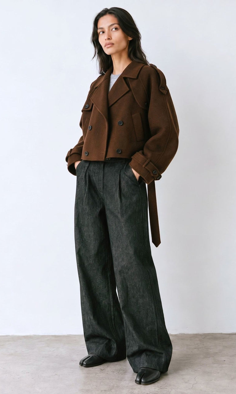 JOHN WOOL JACKET BROWN