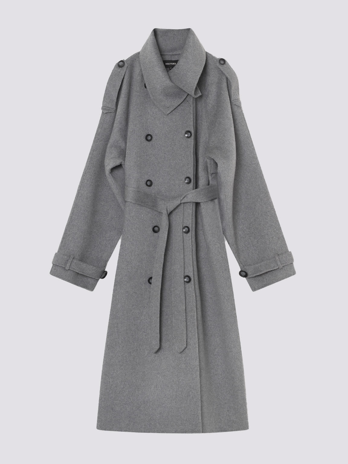 BELLO WOOL COAT - GREY