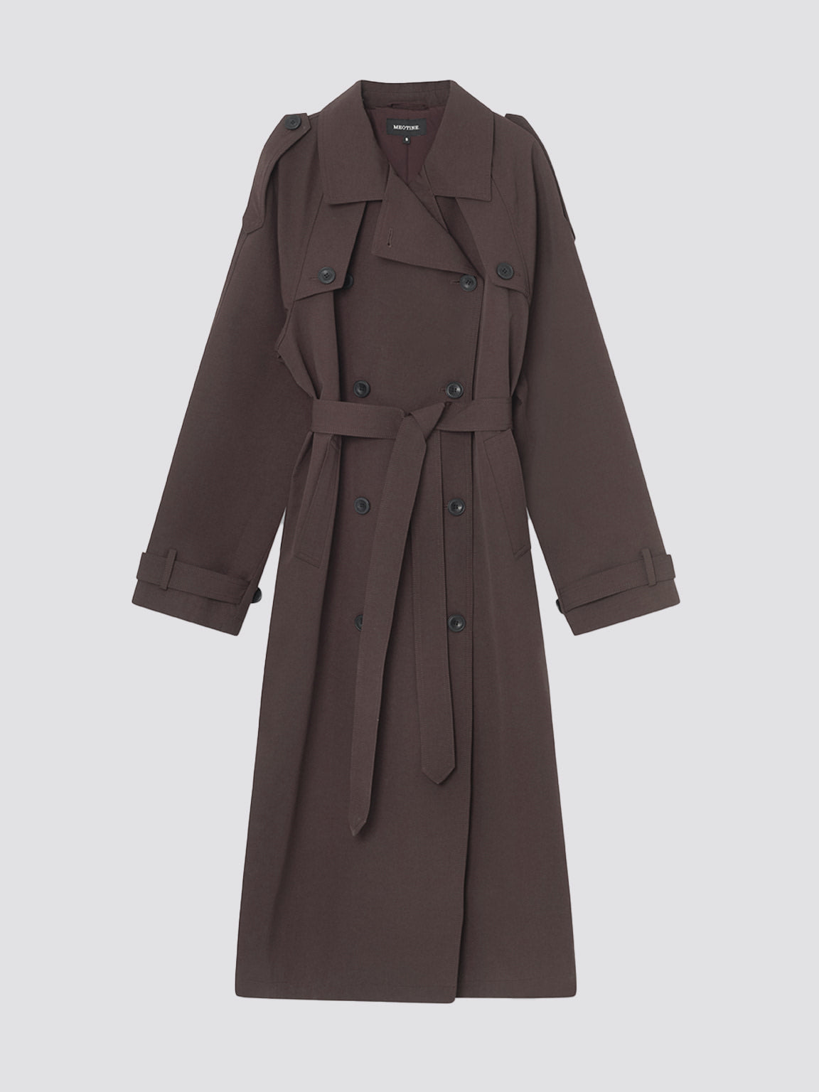 BOBBY CANVAS COAT - BROWN