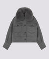CHARLIE WOOL JACKET - MELANGE GREY