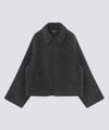 GIA BOUCLE JACKET - BLACK GREY