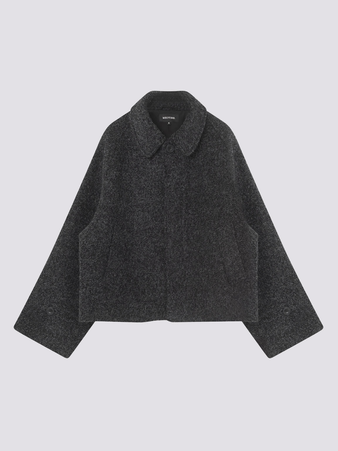 GIA BOUCLE JACKET - BLACK GREY