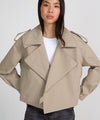IBEN CANVAS JACKET - BEIGE