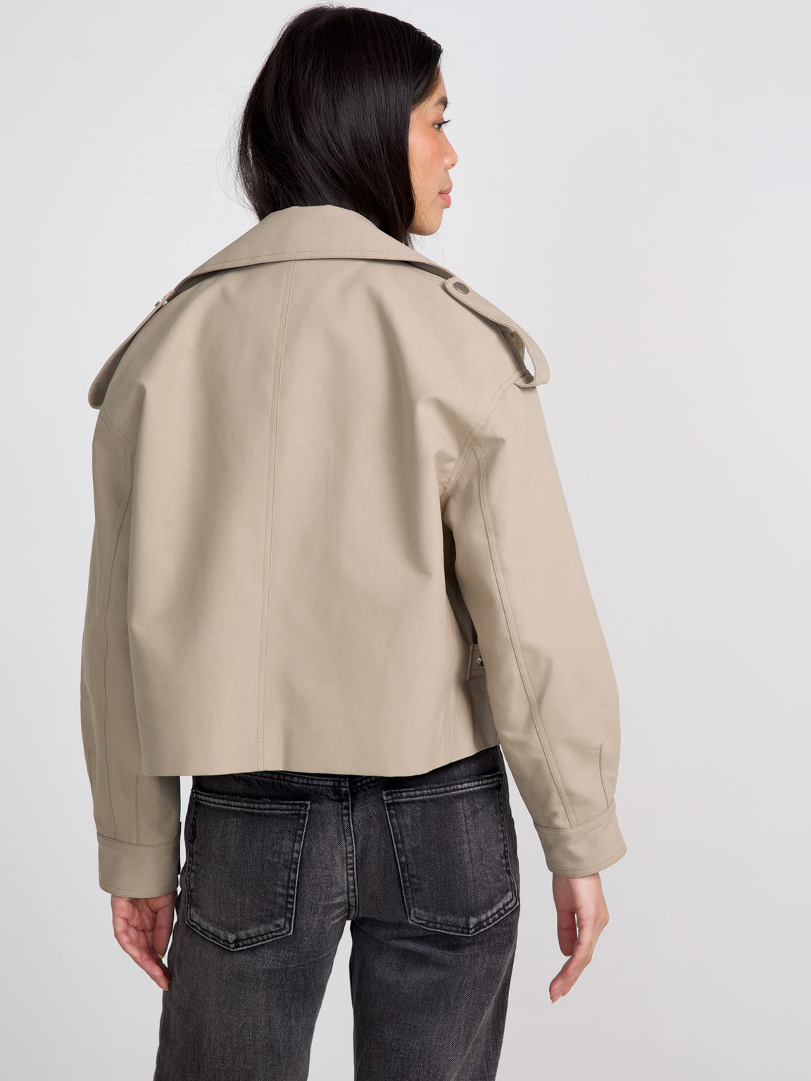 IBEN CANVAS JACKET - BEIGE