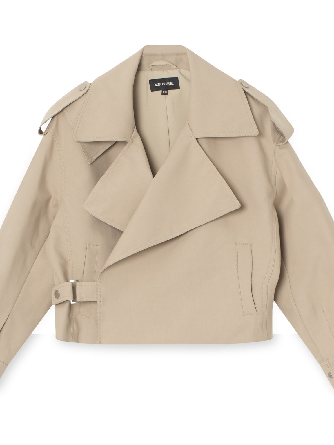 IBEN CANVAS JACKET - BEIGE