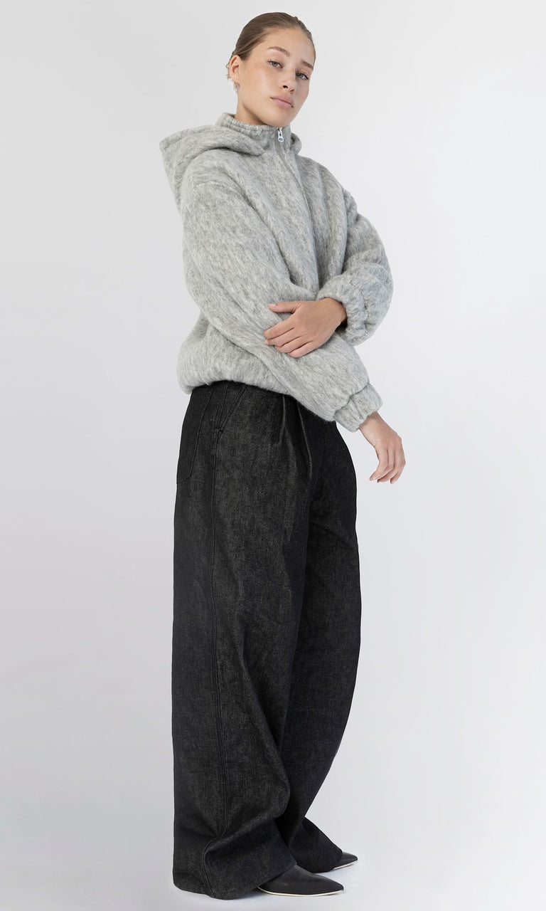 MILA BOMBER JACKET - MOHAIR