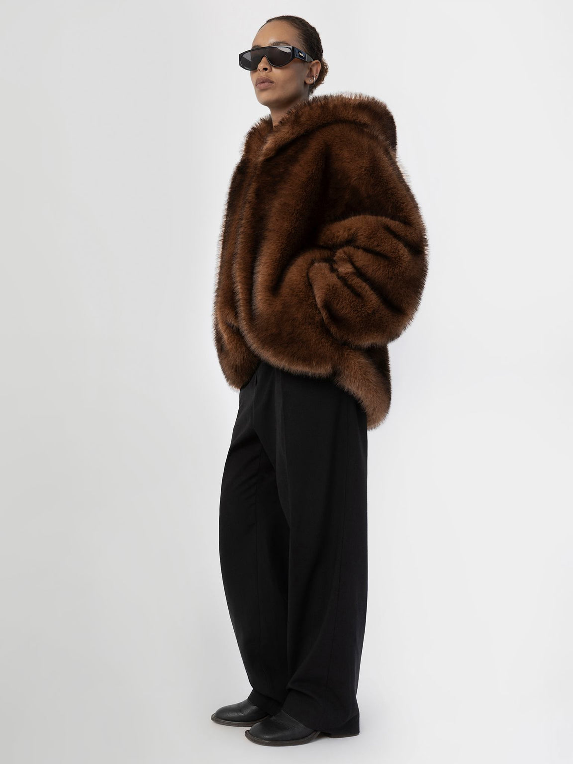 WILMA JACKET - DARK BROWN