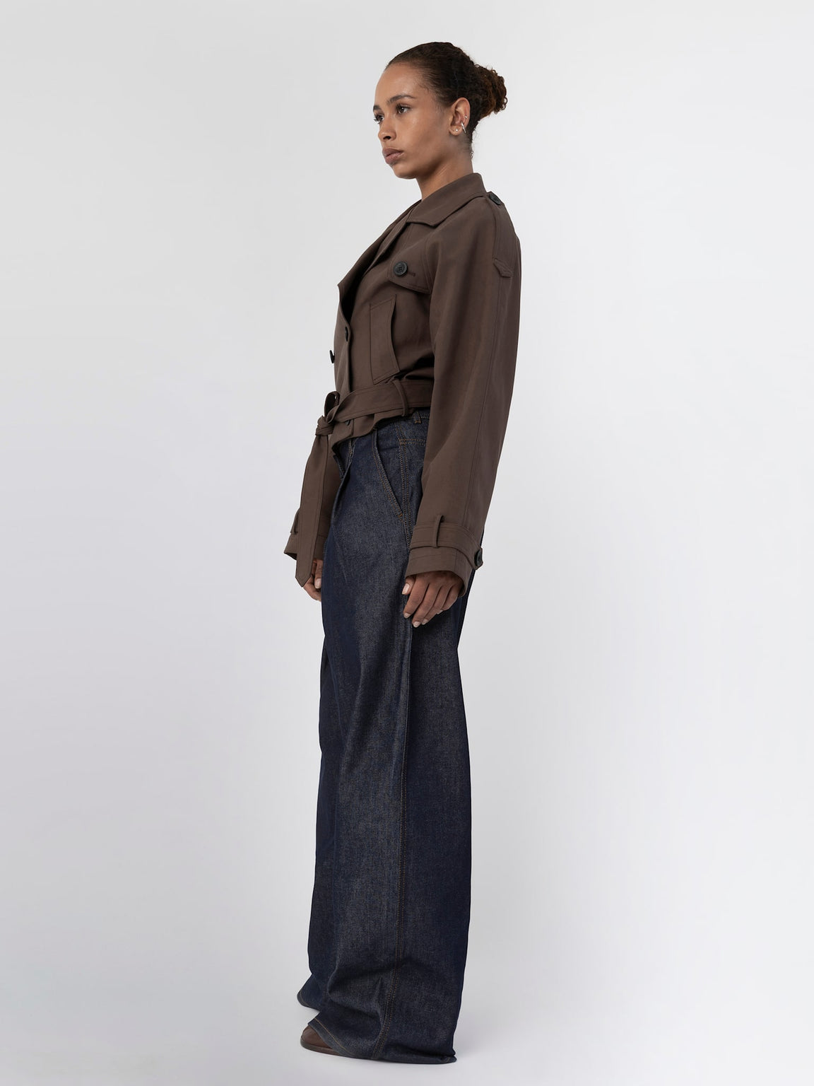 BOBBY CANVAS JACKET - BROWN