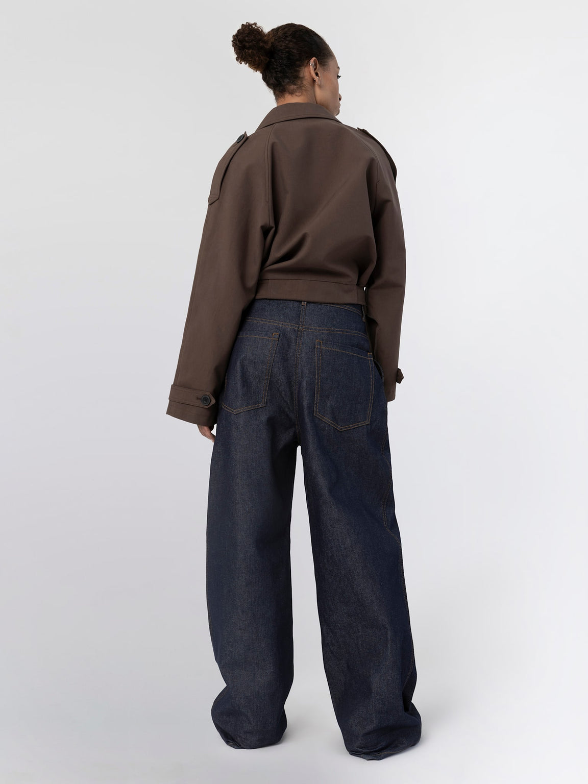 BOBBY CANVAS JACKET - BROWN