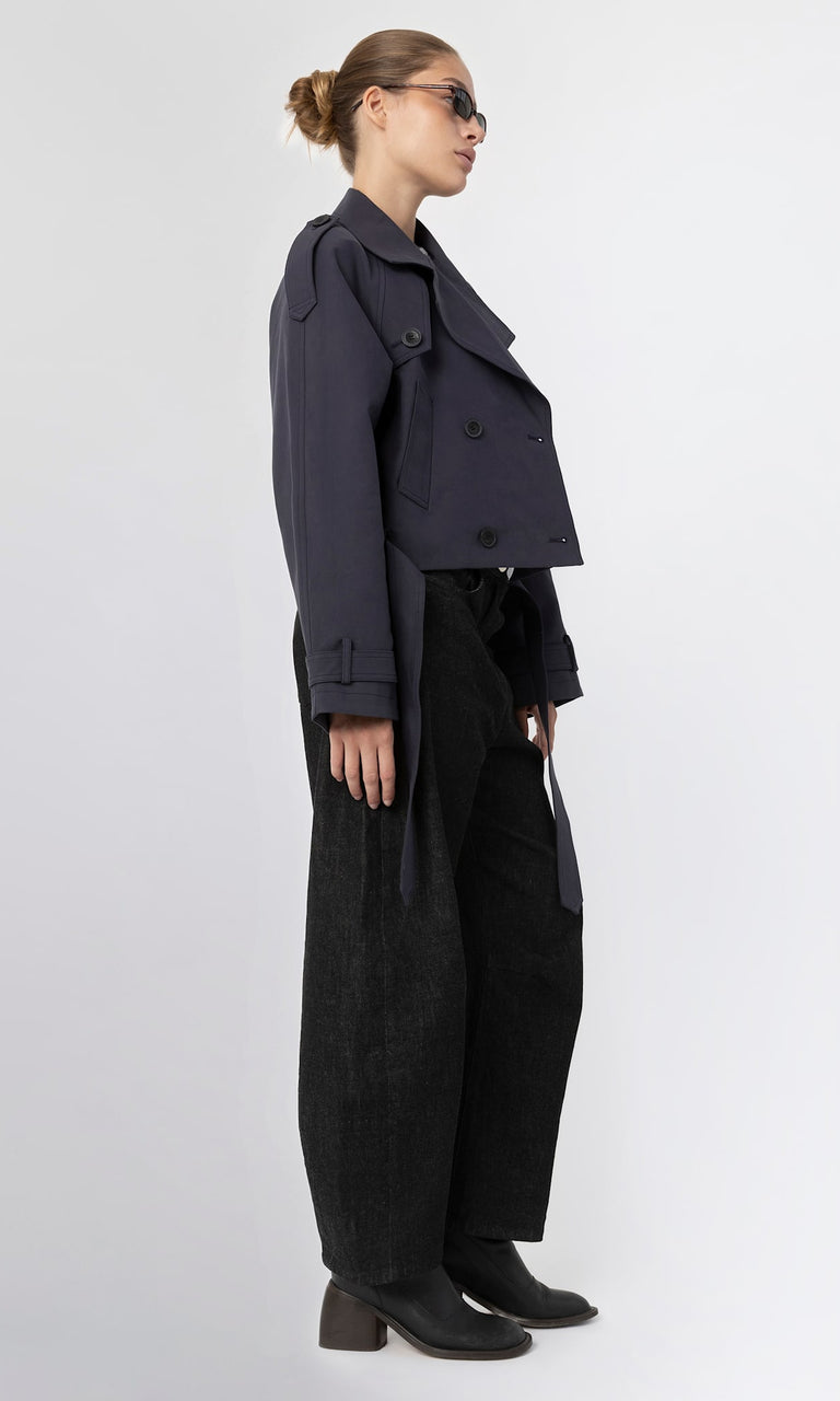 BOBBY CANVAS JACKET - NAVY