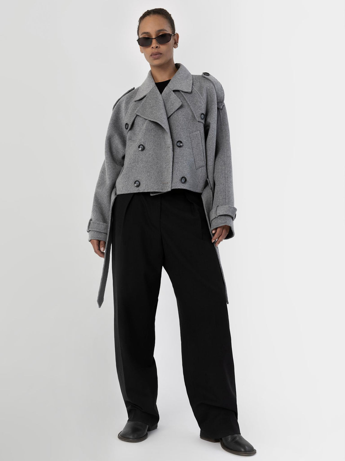 JOHN WOOL JACKET GREY