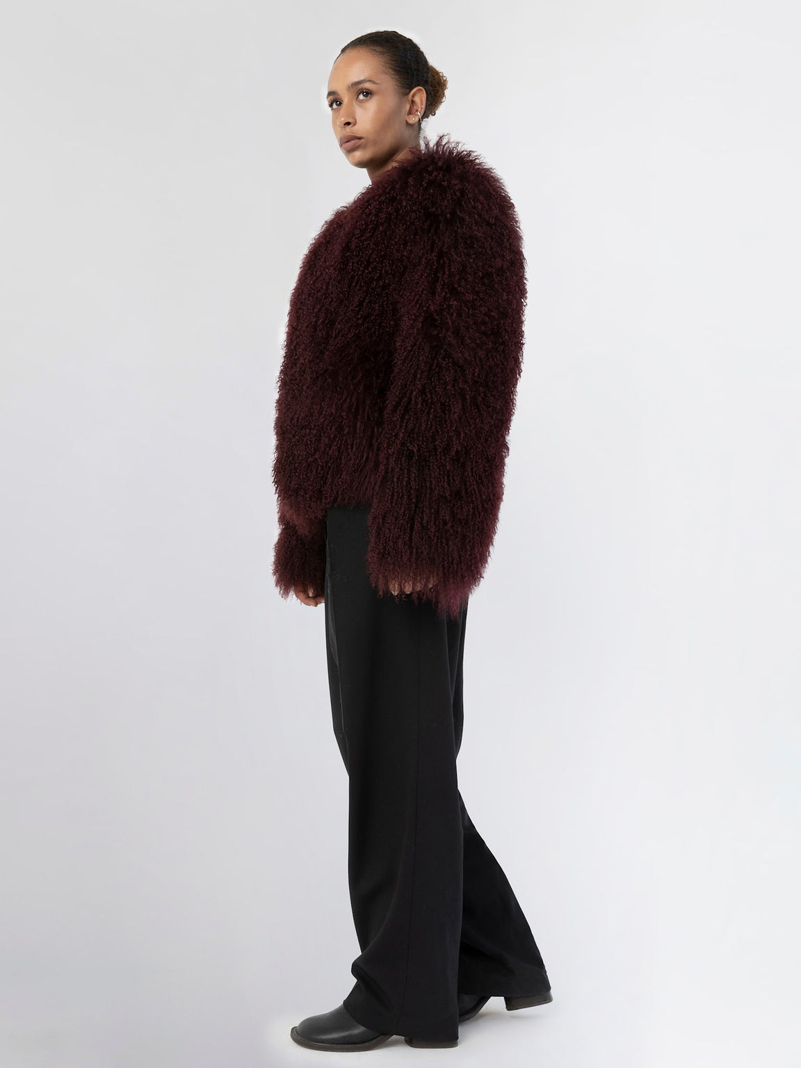 CARLY JACKET - BURGUNDY