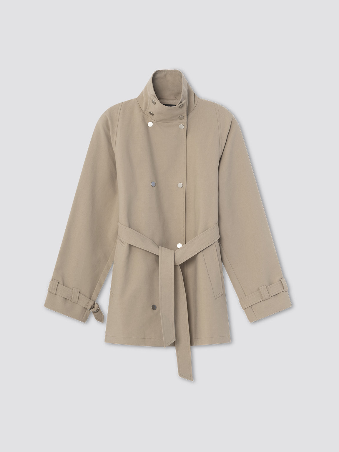 SKYLER CANVAS JACKET - BEIGE