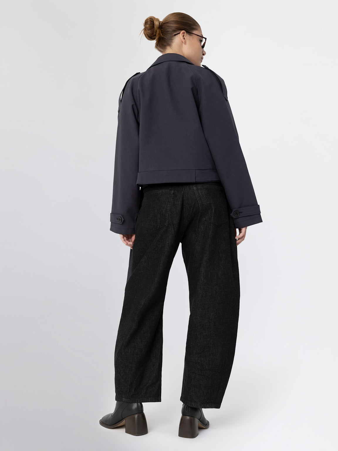 BOBBY CANVAS JACKET - NAVY