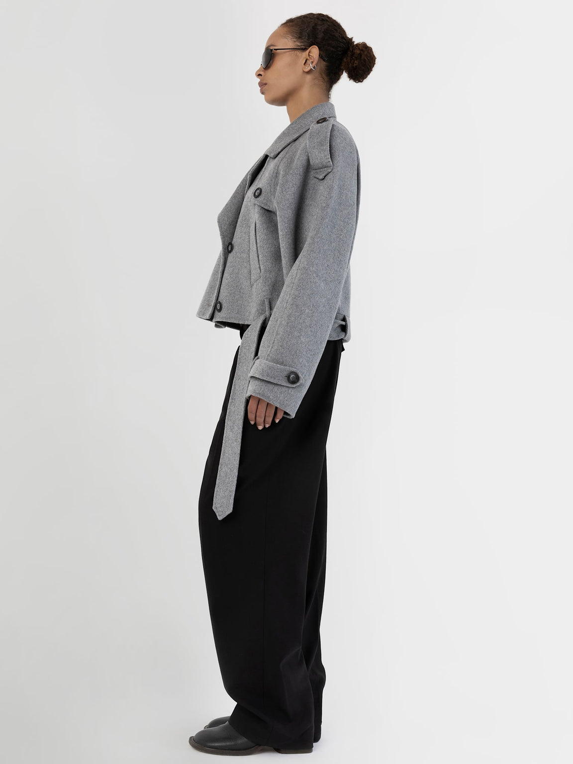JOHN WOOL JACKET GREY