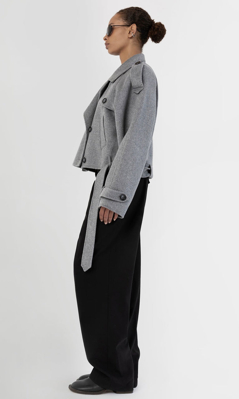 JOHN WOOL JACKET GREY