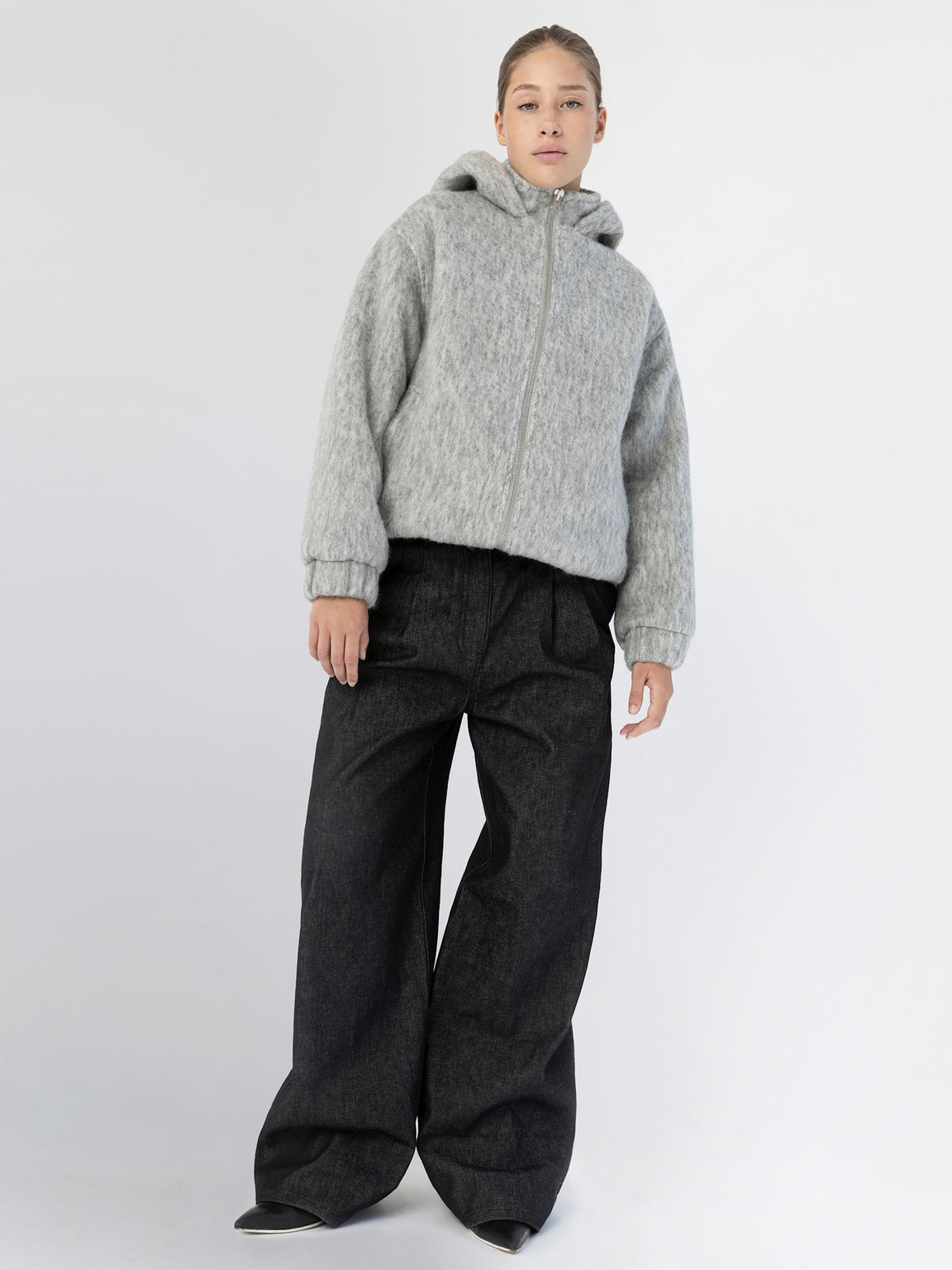 MILA BOMBER JACKET - MOHAIR