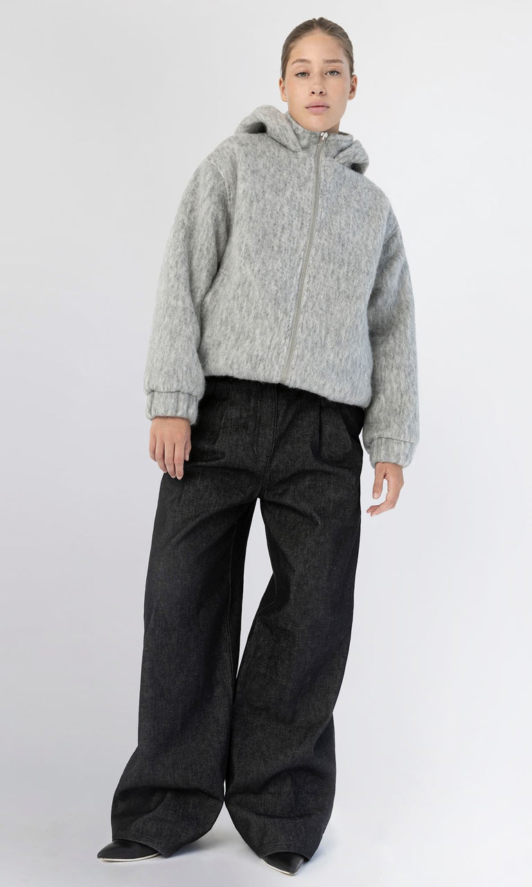 MILA BOMBER JACKET - MOHAIR