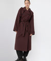 BOBBY CANVAS COAT - BURGUNDY