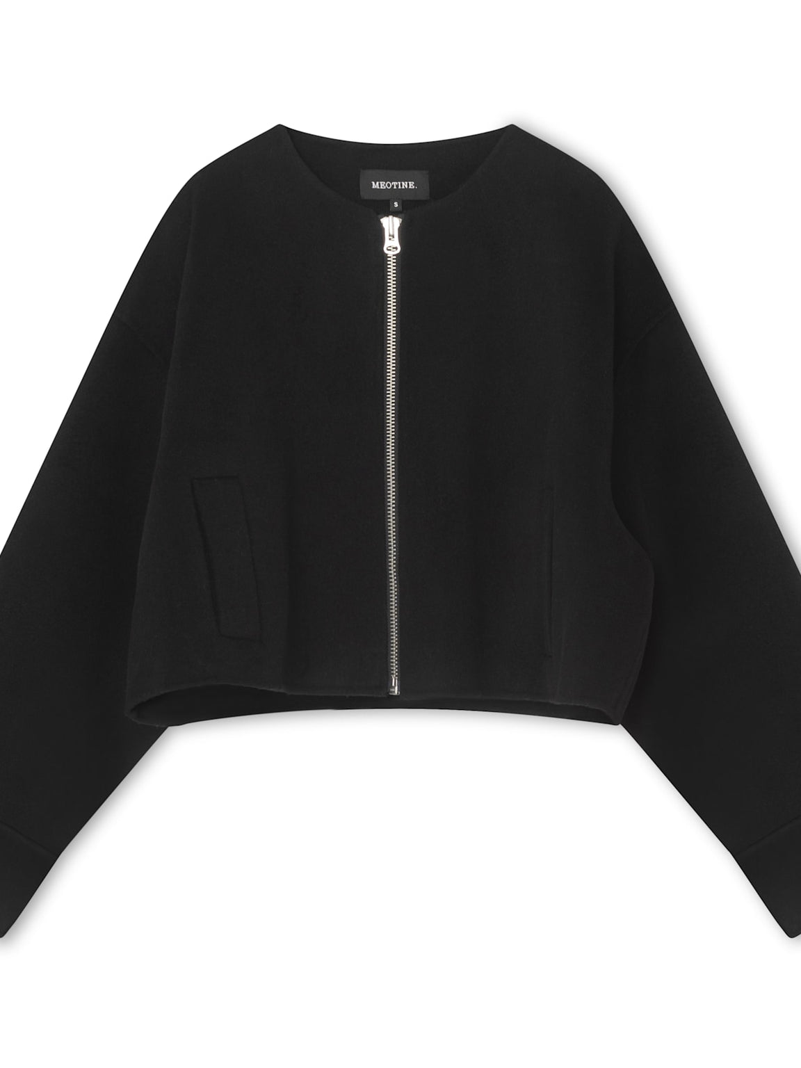 KARLA WOOL JACKET - BLACK