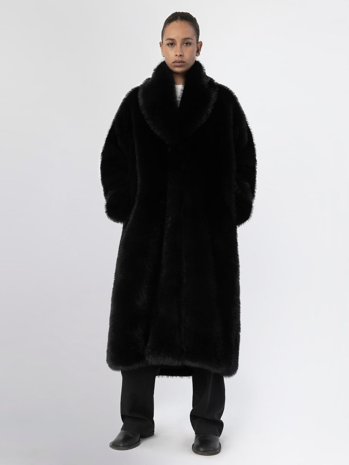 KATHA COAT - BLACK