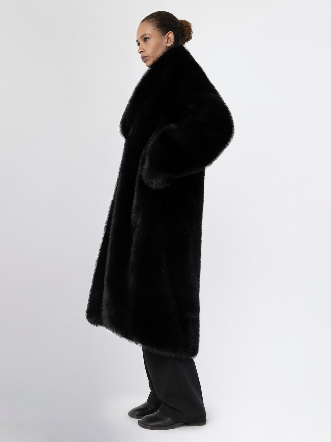 KATHA COAT - BLACK
