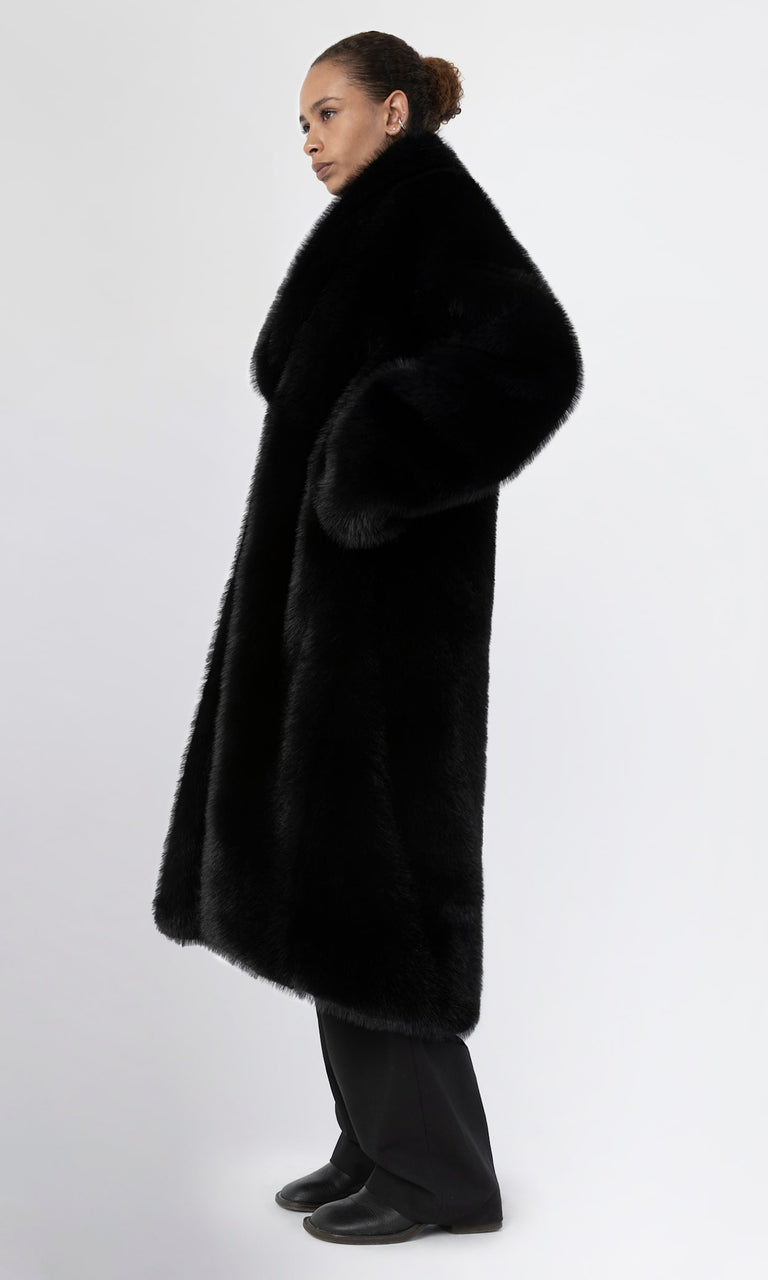 KATHA COAT - BLACK