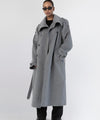 BELLO WOOL COAT - GREY