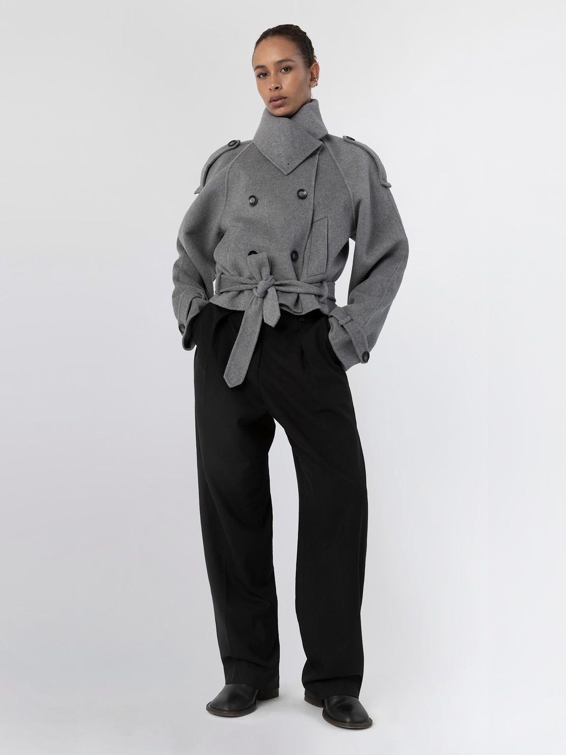 BELLO WOOL JACKET GREY