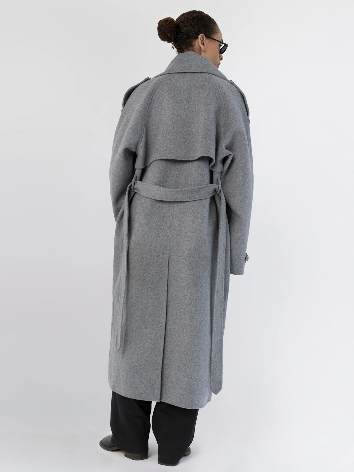 BELLO WOOL COAT - GREY