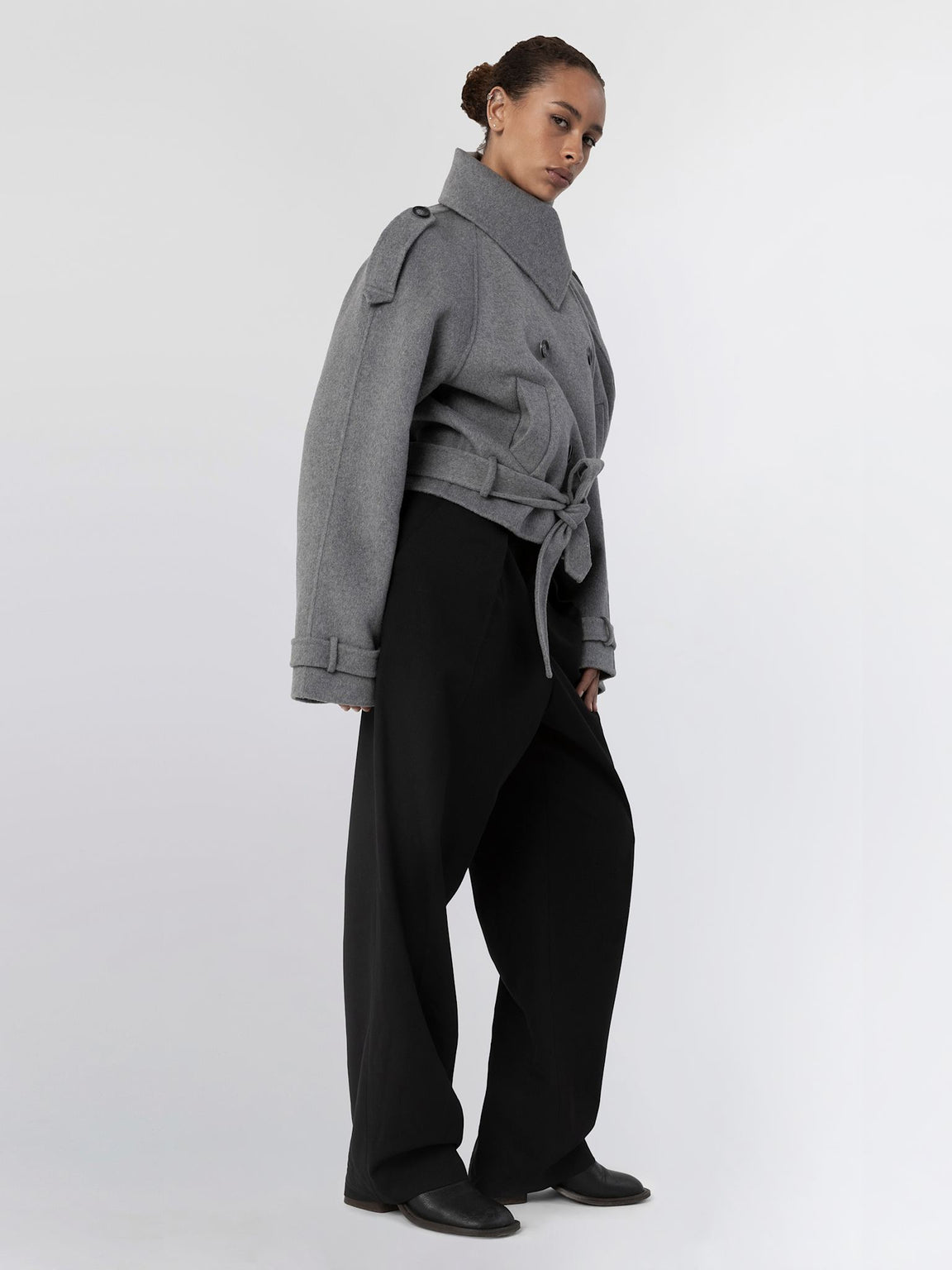 BELLO WOOL JACKET GREY