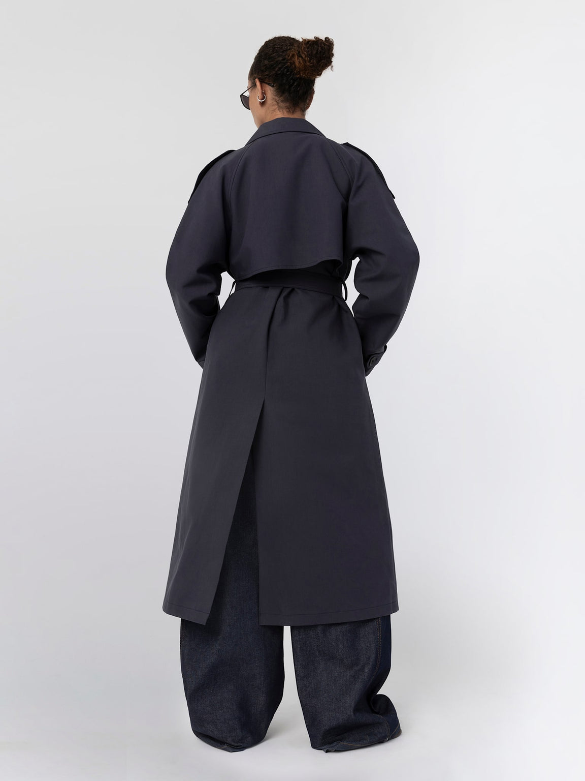 BOBBY CANVAS COAT - NAVY